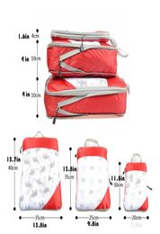 Storage Bags Travel 50 Compression Expandable Packing Cubes Luggage Organiser Bag 3 Pieces Set4783838