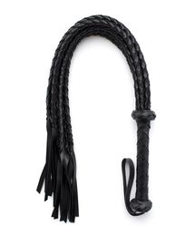 2 Colours High Quality PU Leather Riding Crop Sex Whip Spanking SM Bondage Paddle Slave Flogger Sex Toys For Couple Adult Games7201142