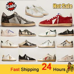 Designer Shoes Golden Women Super Star Brand Men New Release Italy Sneakers Classic White Dirty Casual Shoe Lace Up Woman Man classic fashion 2024 high increasing
