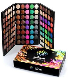 POPFEEL 120 colors Eye Shadow Palette Shimmer and Matte Maquiagem Eyeshadow Pallete Natural Make Up Palette set Beauty Cosmetic2591205861