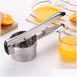 Fruit & Vegetable Tools Stainless Steel Potato Hine For Juicer Presser Mashers Ricers Kitchen Cooking Drop Delivery Home Garden Kitche Dhcp4