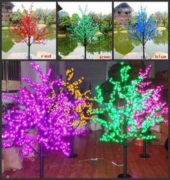 Christmas LED Cherry Blossom Tree Light 480pcs LED Bulbs 15m Height 110220V 7 Colours for Option Rainproof Outdoor Usage7531467