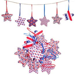 Decorative Figurines 30 Pcs Venue Setting Props Independence Day Decoration American Cloth Patriotic Ornaments For Tree