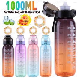 Water Bottles 1000ML Scent Flavoured Bottle Portable Air Up Scented Drinking Cup With Flavour Pod For Travel Climbing Hiking