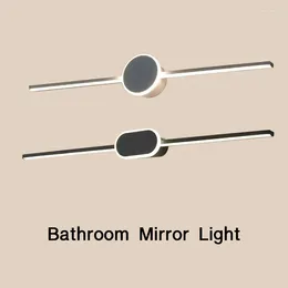Wall Lamps Modern LED Light Bathroom Hardwares Lamp Three Colors Lights Aluminum Bath Mirror Line