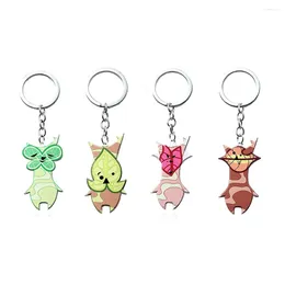 Keychains Game Yahaha Props Pendant Keychain For Men Women Tears Of The Kingdom Korok Race Model Fans Cosplay Jewellery