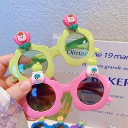 Hair Accessories Toddler Boys Girls Sunglasses Cute Flower Outdoor Glasses Eyewear For Pography