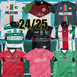 22 23 24 25 Men Palestine jersey shirts Palestino Football Shirt 2024 Fans Player version Palestinian soccer Jerseys Match Sports maillot palestine Davila Chilean