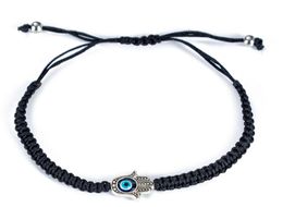 ship 20pcs Lucky Kabbalah black String Thread Hamsa Bracelets Turkish Evil Eye Charm Women Handmade Friendship Jewelry4369460