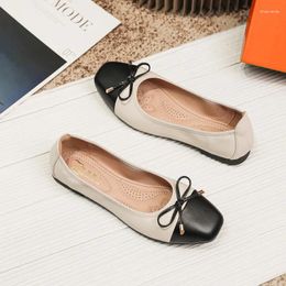 Casual Shoes Ballet Flats Women Slip On Soft Ballerina Female Work Black Beige Shoe Chaussure Zapatillas