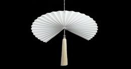 Party Favour Chinese Red Paper Folding Fan Wall Decoration Hanging Package Large Printed Gift Folded Decorative Fans146859425061508