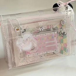 Storage Bags Transparent Women Small Cosmetic Bag Travel Function Makeup Case Clear Make Up Organiser Pouch Toiletry Beauty Wash