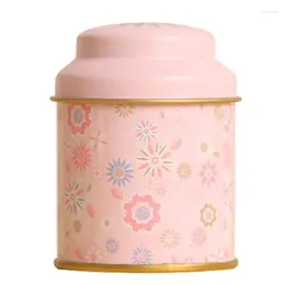 Storage Bottles Portable Mini Tea Jar Arched Lid Small Size Wedding Candy Packaging Box Multi-purpose Cylindrical Trinket