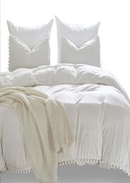 Japanese Style White Colour el Bedding Sets Twin Queen King White Colour Men039s Duvet Cover Pure Men039s Fitted Bedding Se9619272