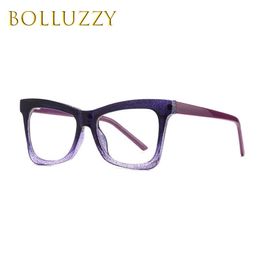 Sunglasses Oversize Eyeglasses Frames Women Vintage Glasses Frame Cat Eye Retro Non Prescription Optical Clear Anti-blue Ray 237m