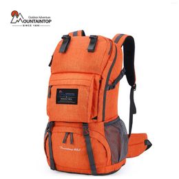 Backpack MOUNTAINTOP 40L Hiking With Rain Covers And YKK Zippers For Backpacking Camping Cycling Traveling