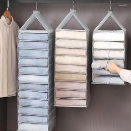 Storage Boxes 9 Shelf Hanging Closet Organizers Collapsible Organizer For Clothes Organization