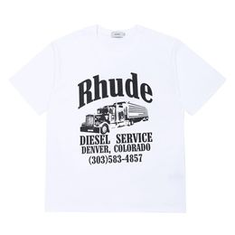 Mens T-Shirts Crafted From Lightweight And Breathable Fabrics Our Summer Rhude Fashion Causal Men Designer High Quality Short Sleeve Dh7Ik