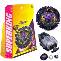 4D Beyblades Box Set B-175 The End Super King B175 Spinning Top with Spark Launcher Kids Toys for seniors H240517