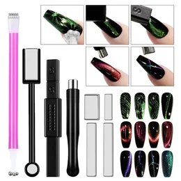 Nail Art Kits Magnet Stick Wand Set For 3D Magnetic Cat Eye Gel Magic Manicure Tool UV Tools