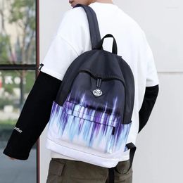 School Bags Black White Satchel Unisex Casual Daypack Lightweight Women Back Bag For Teenage Girls Boys College