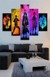 5pcs Soul of Characters Picture Abstract Wall Art Canvas Paintings HD Wall Picture for Living Room Decor 2103104489434