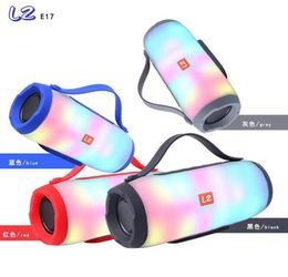 New LZE17 Colourful Wireless Bluetooth Speaker Intelligent Sound Dual Speaker High Power Subwoofer Pulsating Sound6537741