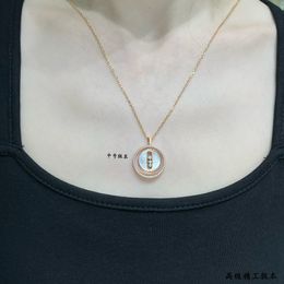 689852 Necklace Fashion Classic Clover Necklace Charm Gold Silver Plated Agate Pendant for Women Girl Valentine's Engagement designer Jewelry Gift waist chain