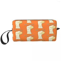Cosmetic Bags Bo Burnham Socko "We Live In A Society" Makeup Bag Dopp Kit Toiletry For Women Beauty Travel Pencil Case