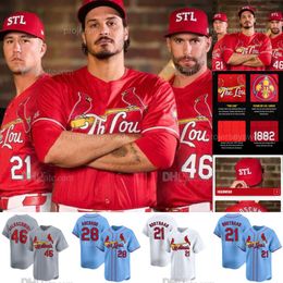 2024 City Connect Jersey Paul Goldschmidt Nolan Arenado Willson Contreras Yadier Molina Jerseys Dylan Carlson Paul DeJong Brendan Donovan Stan Musial Ozzie Smith