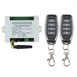 Remote Controlers DC 12V 24V 36V 10A 433Mhz 4 Channel Wireless Relay RF Control Switch Receiver 4CH Transmitter