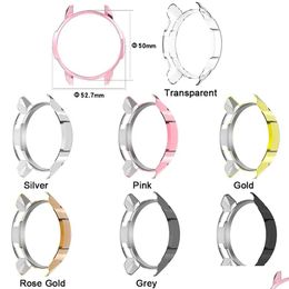 Bike Wheels Chainwheels Case Er For Huawei Honor Watch Gs Pro Plating Pc Protector Bumper Frame Cases Protective Shell Drop Deliver Dhmfm