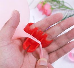 1000pcslot Latex Balloons Knot Tool easily balloon ties accessories for Wedding Party Decor Baby Bridal Shower Party Supplies LX21848642