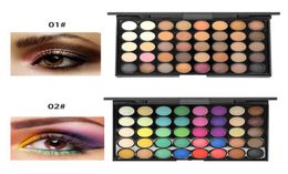 Cosmetic 40 Colours earth Colour smoky Eye Shadow Shimmer Matte Makeup Eyeshadow Palette Customizable logo8775927