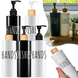 Liquid Soap Dispenser Cylinder Dish Bottle Refillable Hand Shampoo Shower Gel Sub Bottling Kitchen Accessories