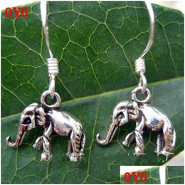 Dangle Chandelier Earrings Really925 Vintage Thai Sier Sterling Elephant Hypoallergenic Fashion Personality Drop Delivery Jewellery Ea Dhcuv