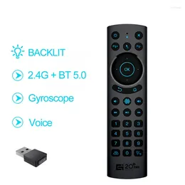 Remote Controlers G20S PRO BT5.0 2.4G Wireless Smart Voice Air Mouse Gyroscope IR Learning Backlit Control For Android TV BOX