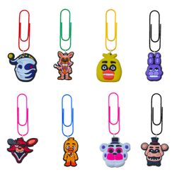 Other Arts And Crafts Midnight Bear Cartoon Paper Clips Book Markers For Office Nurse Gifts Colorf Memo Pagination Organise Stationery Otxpq