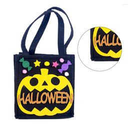 Storage Bags Halloween Decoration Cute Cartoon Pumpkin Ghost Design Candy Gift Funny Portable Bag Hanging Ornaments Supplies