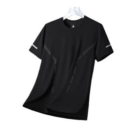 Ice Silk T-shirt | Quick Dry Breathable Sports | Mens Mesh Half Sleeve | Summer Casual Tees 240518