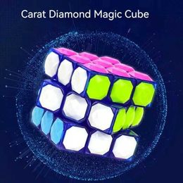 Magic Cubes Stickerless Love Heart 3x3x3 Magic Cube Speed Puzzle Cubes Special Educational Toys For Kids Child Magic Cube Puzzl Y240518