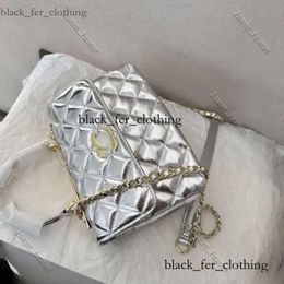 Channelbags Designer Bag C Bag Star Purse Mirrored Chain Bag Leather Double Chain Bag Crossbody Bag Backpack Star Shoulder Bag Gold Silver Clutch 977 239