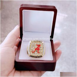 2021 Fashion Leather Bag 2008 Crimson Tide National Championship Ring Bags Accessories Wholesale Drop Delivery Dhvse