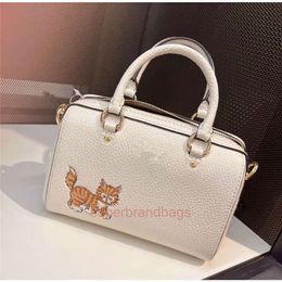 hand bag wallet Fashion Rowan Boston Pillow Bag Small Orange Cat Dog Print Shoulder Crossbody Bag Handheld Womens Bag