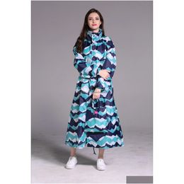 Raincoats Factory Outlet Adt Mens And Womens Extended Fashion Lightweight Large Size Sealing Raincoat Poncho L Xl Xxl Three Sizes Dr Dhixq