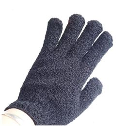 Bath Brushes Sponges Scrubbers Manufacturers Directly Sell Black Five-Finger Shape Exfoliating Glove Five Fingers Gloves Intrafamilial Dhwvs