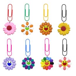 Other Arts And Crafts Sunflower 30 Cartoon Paper Clips Colorf Paperclips For Nurse Home Cute Bookmarks Bk With Pagination Organize Fol Otmur