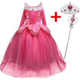 Halloween Carnival Children Cosplay Dresses for 4-8 Yrs Fancy Kids Birthday Party Disguise Vestidos Girls Princess Costume 240514