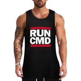 Men's Tank Tops RUN CMD Top Gym Men Summer T-shirt Sports Clothes For Shirt