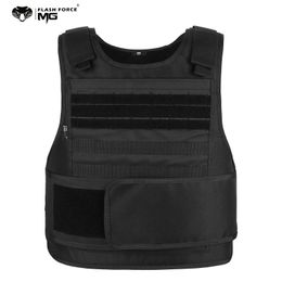 MGFLASHFORCE Airsoft Tactical Vest Plate Fishing Hunting Armour Molle Vest 240430